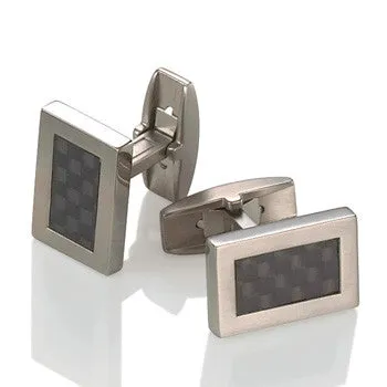 0603-03 Boccia Titanium Cufflinks