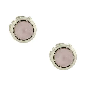 1928 Jewelry CUFF IT!¨ Cufflinks Genuine Gemstone Round Button Covers