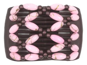 African Butterfly LadyBug Hair Comb - Brown 65