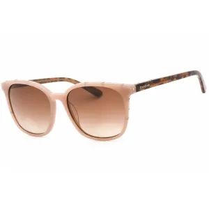 Bebe Women's Sunglasses - Taupe Plastic Rectangular Fixed Nose Pads Frame | BB7218 200