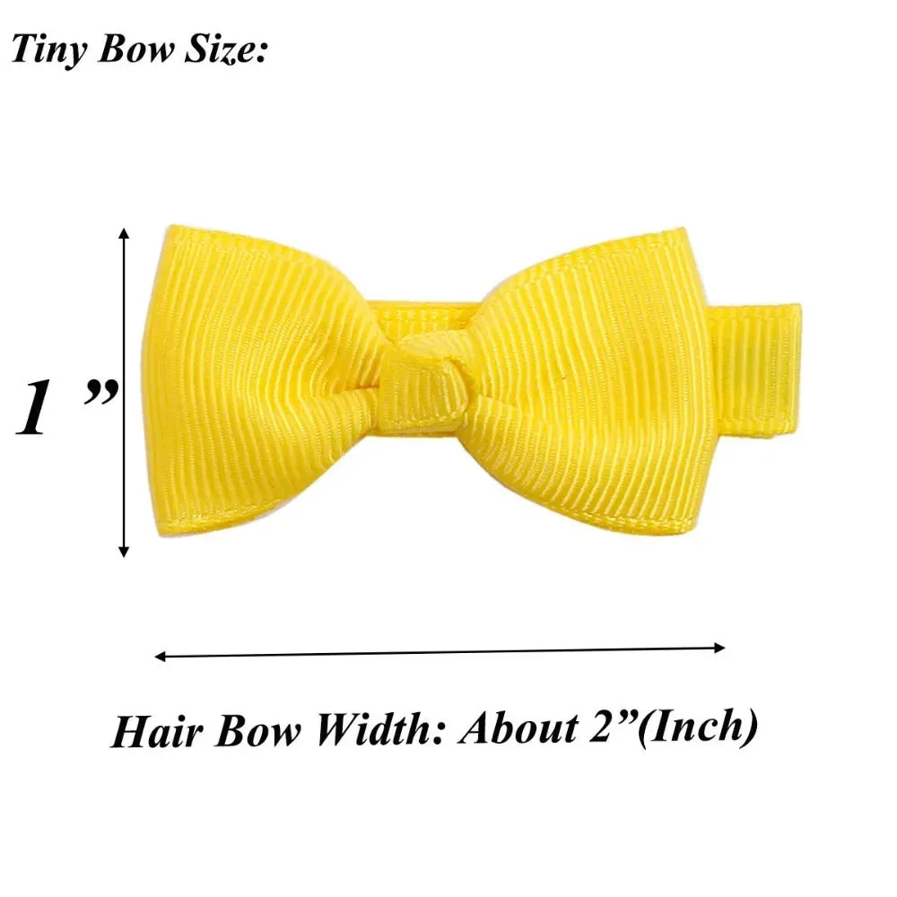 Bowtastic Soft Backed 2" Hair Clip Bow Set  (90 Pieces / 45 Pairs)