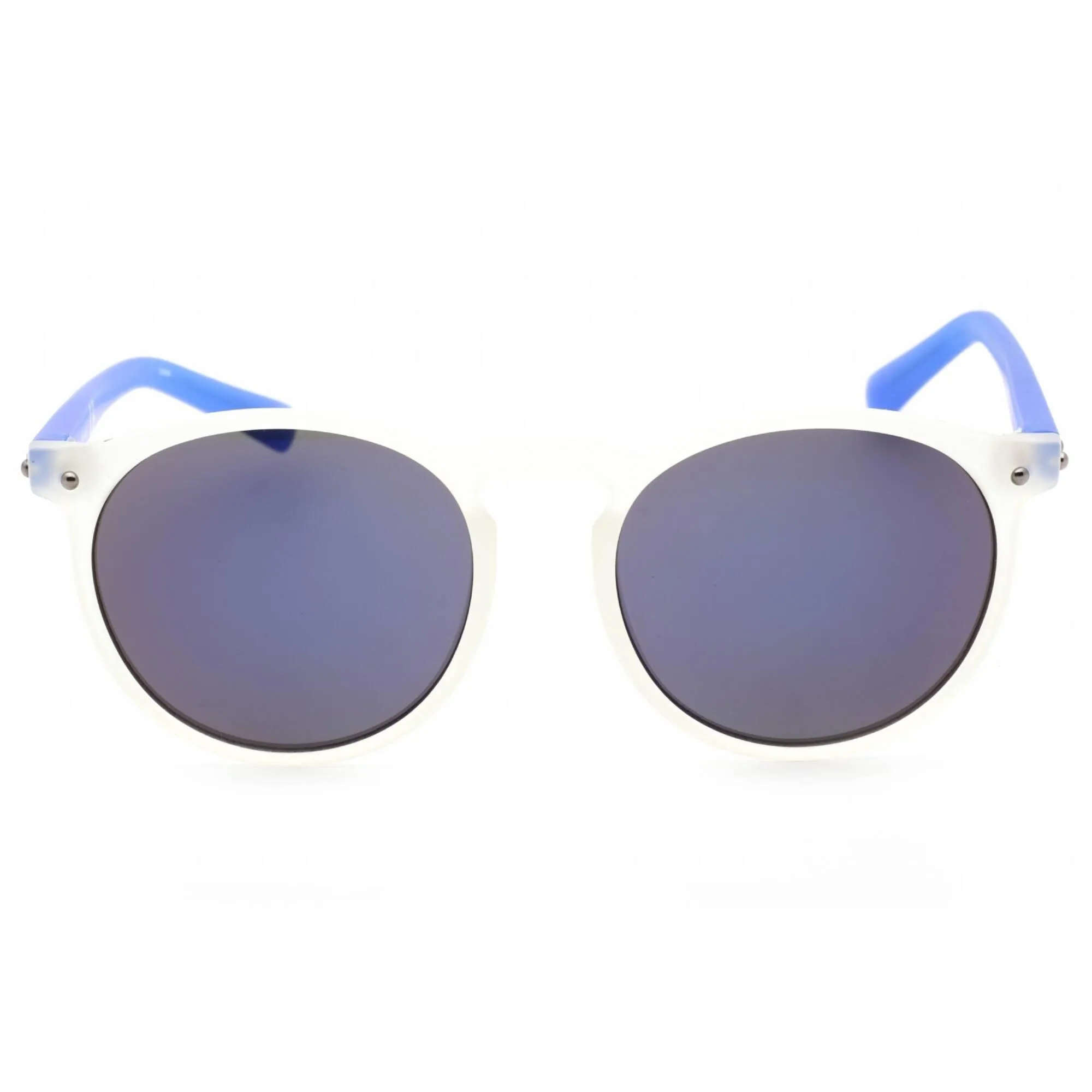 Calvin Klein Retail Unisex Sunglasses - Matte Crystal Clear Round Frame | R740S 971