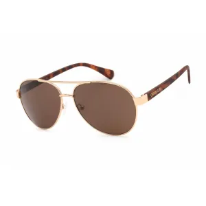 Calvin Klein Retail Women's Sunglasses - Full Rim Gold Metal Aviator | CK19316S 717