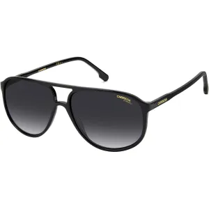 Carrera Men's Sunglasses - Black Polyamide Pilot Frame Grey Shaded Lens | 257/S 807