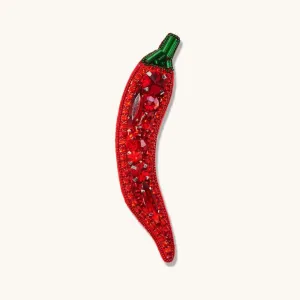 Chilli Ruby Brooch