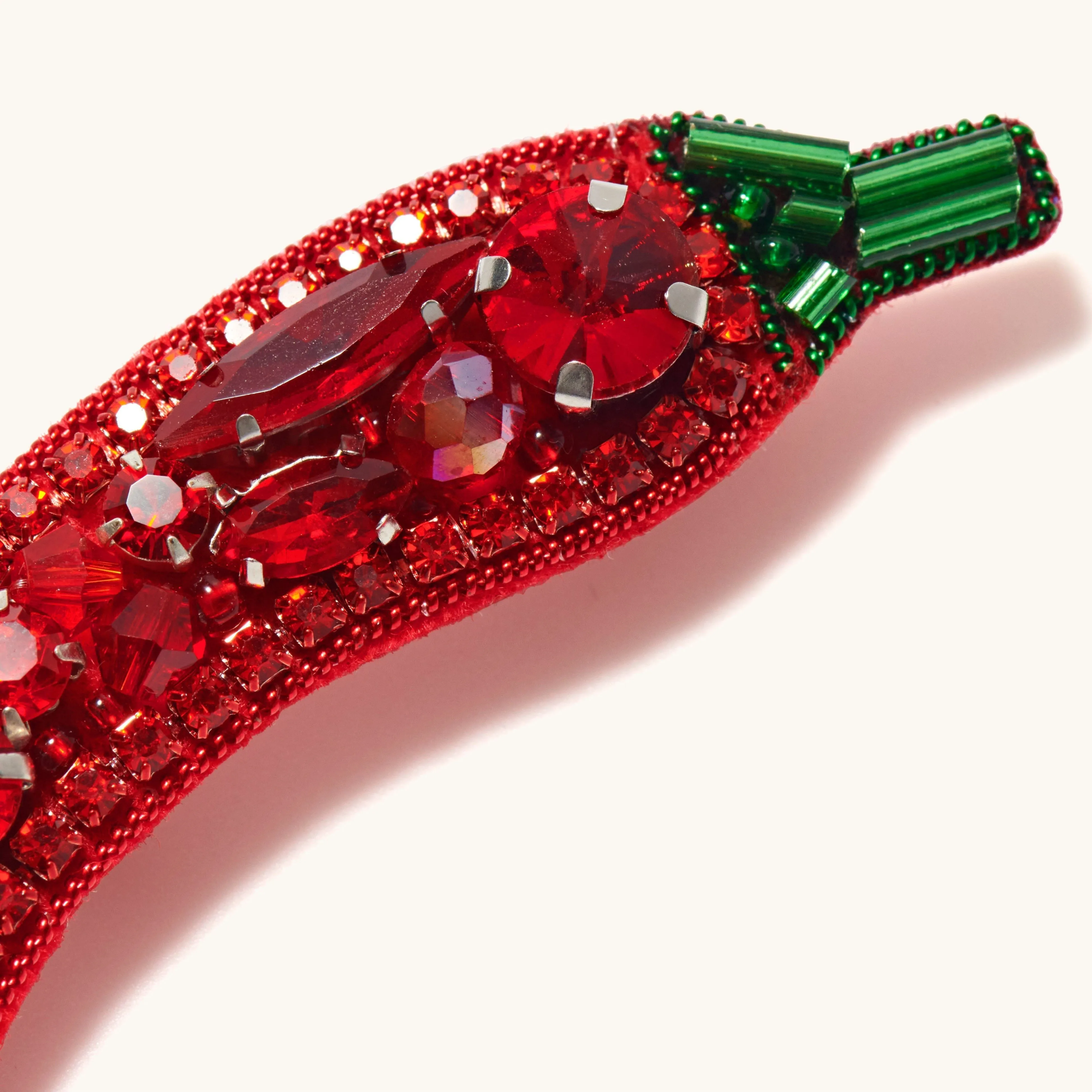 Chilli Ruby Brooch