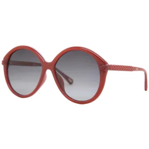 Chloe Women's Sunglasses - Grey Round Lens Orange Plastic Frame | CH0002SA-30009920004