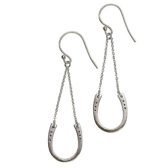 Classic Horseshoe Drop Earrings