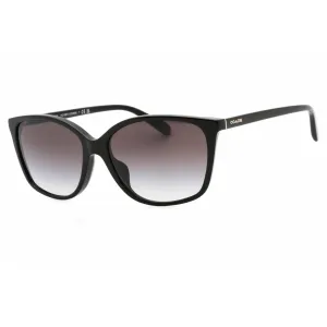 Coach Women's Sunglasses - Grey Gradient Lens Black Cat Eye Frame | 0HC8361U 50028G