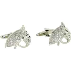 David Van Hagen Fishing Flie Cufflinks - Silver