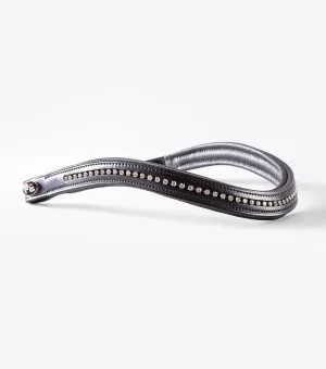 Elaborare Shaped Diamante Browband Black