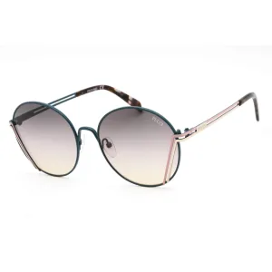 Emilio Pucci Women's Sunglasses - Gradient Lens Round Shape Metal Frame | EP0180 98B