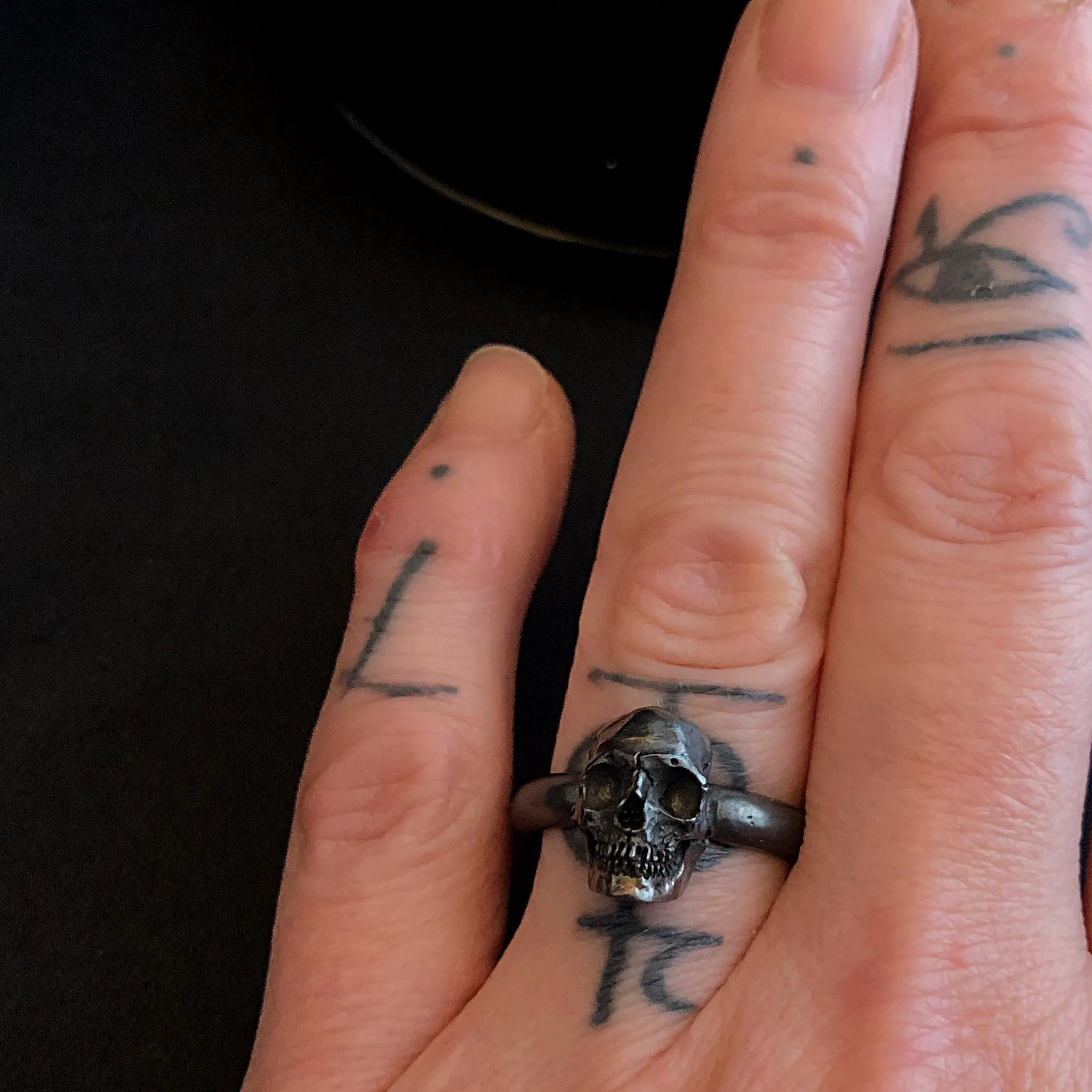 Full Skull Band Ring