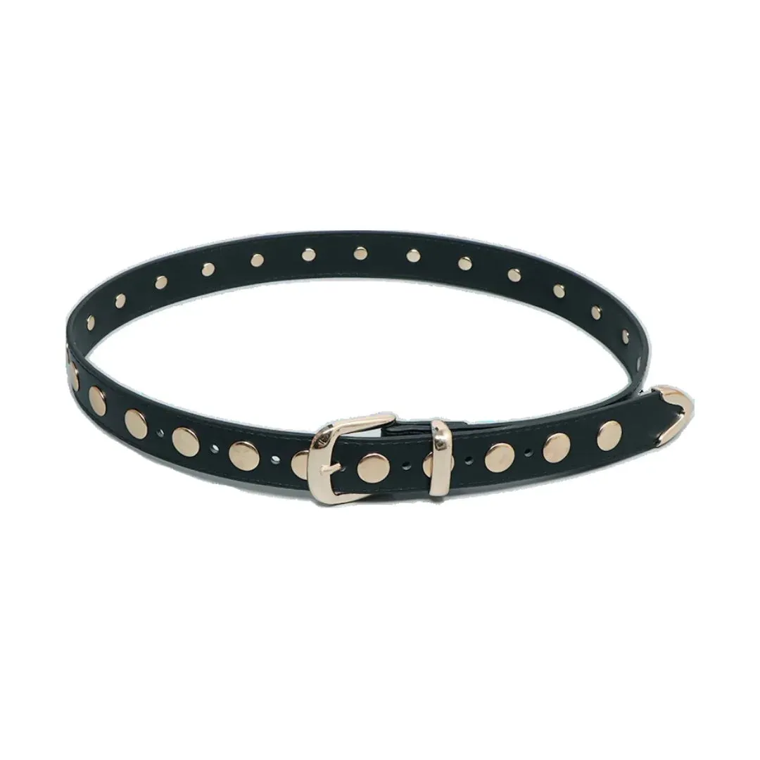 Fully Studded Belt - Gold Studs