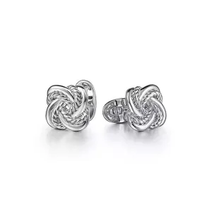 Gabriel & Co. Double Love Knot Cufflinks in Sterling Silver