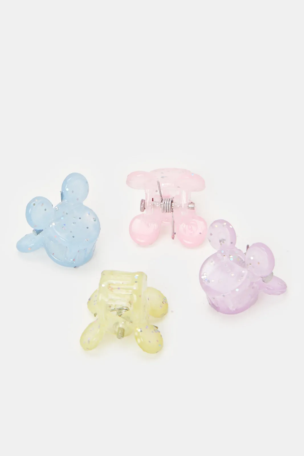 Girls Assorted Embellished Hair Claw Set (Pack of 8)