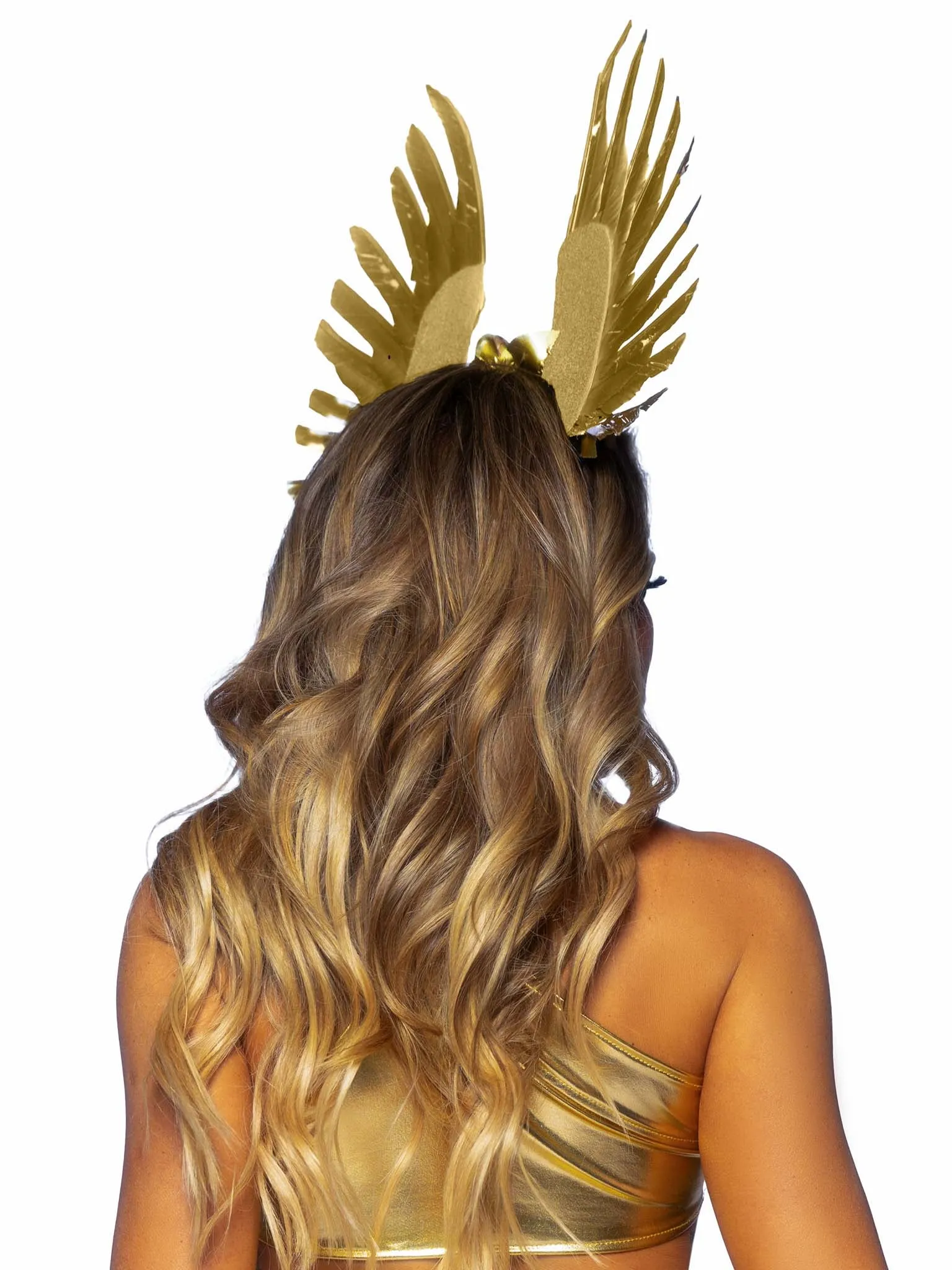 Goddess Floral and Feather Headband