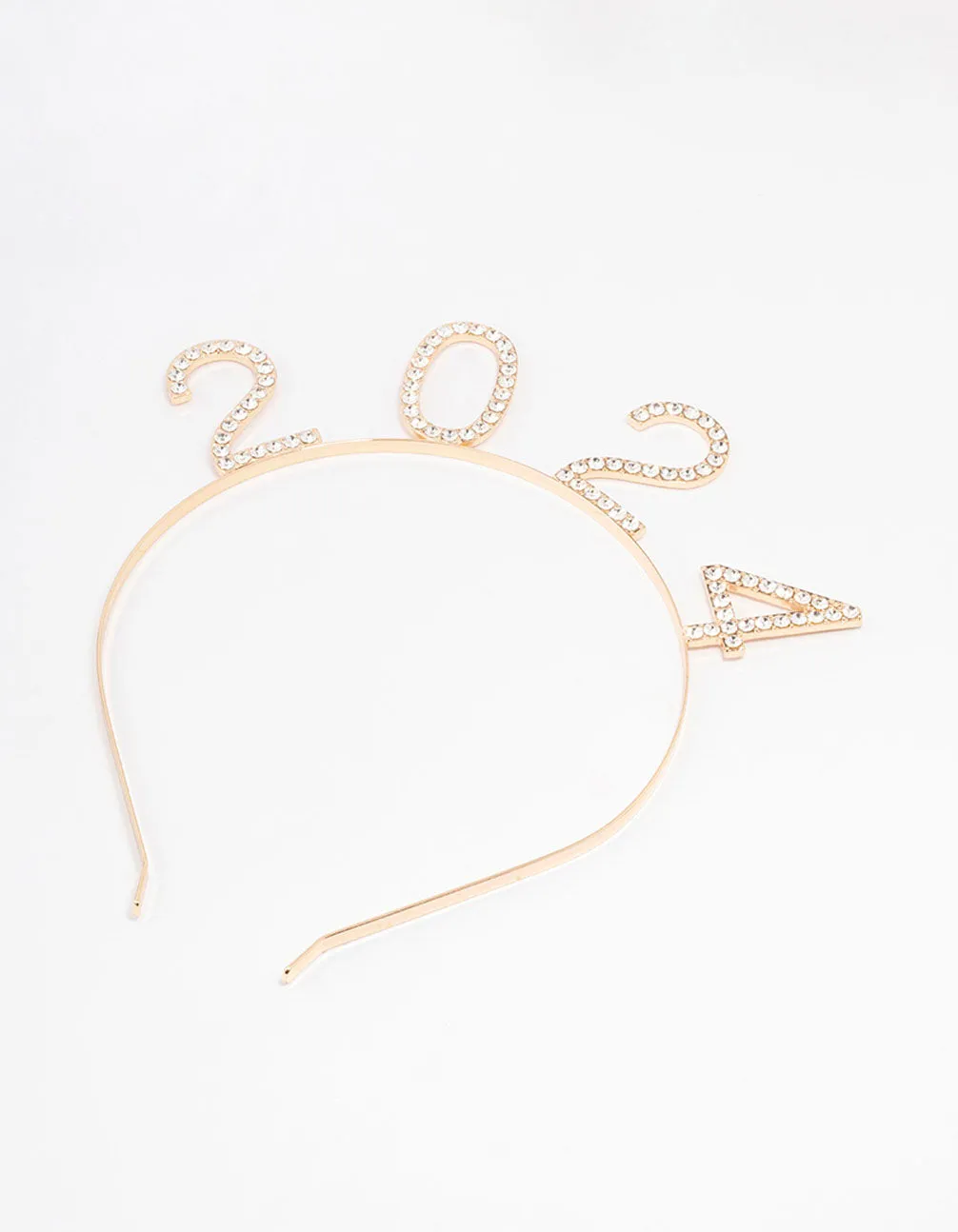 Gold Crystal 2024 Headband