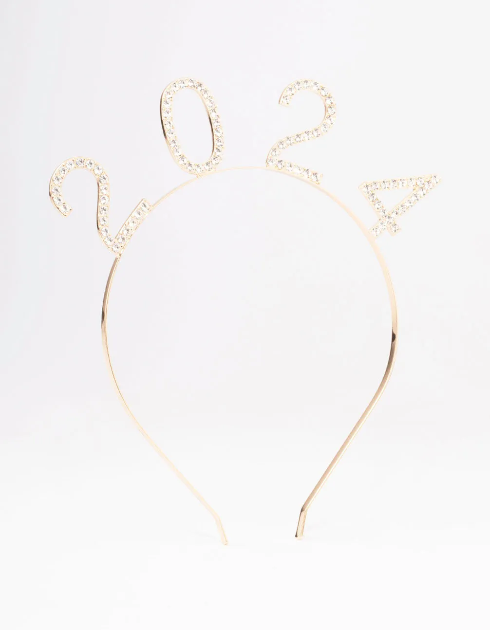 Gold Crystal 2024 Headband