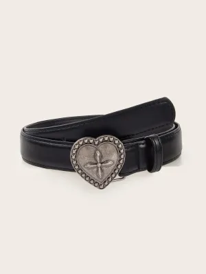 Goth Heart & Cross Belt