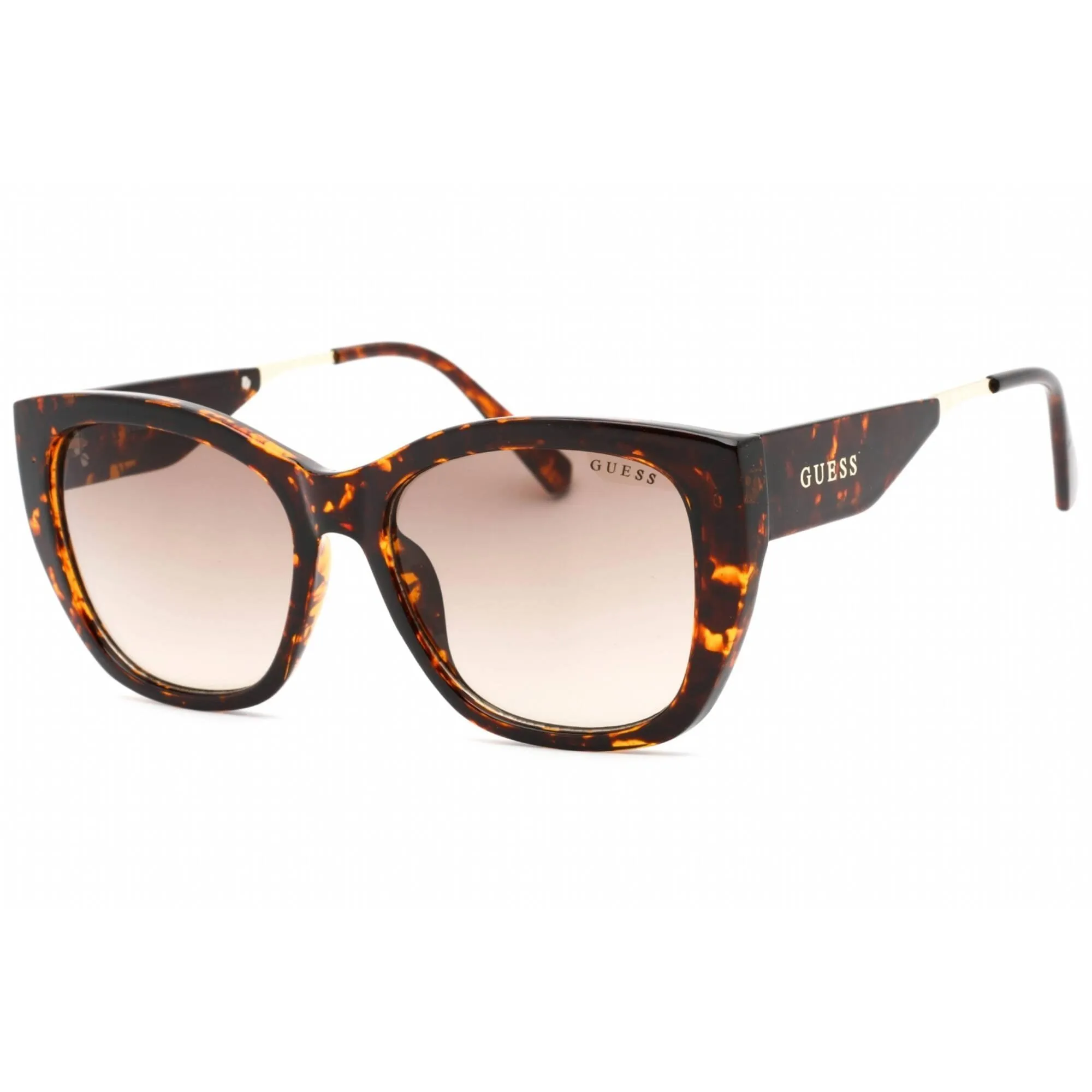 Guess Factory Women's Sunglasses - Full Rim Dark Havana Plastic Cat Eye | GF6186 52F