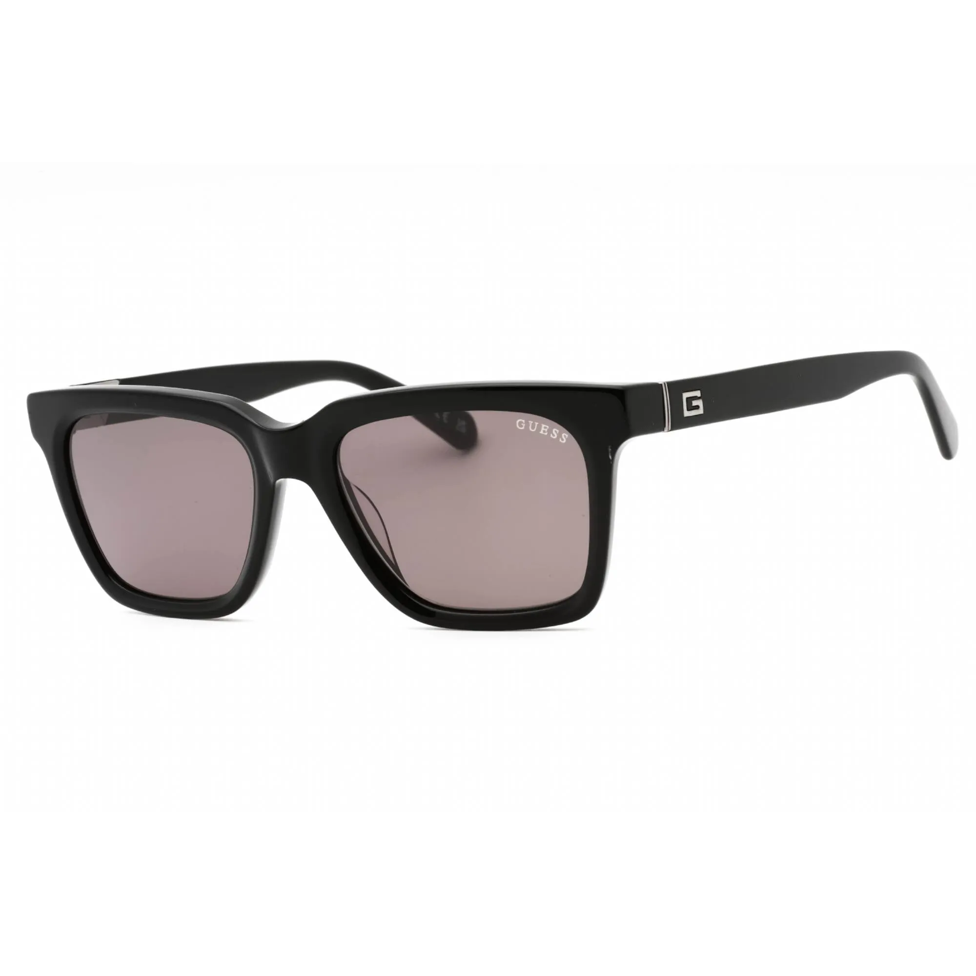 Guess Men's Sunglasses - Black/Other Plastic Square Frame Smoke Lens | GU00064 05A