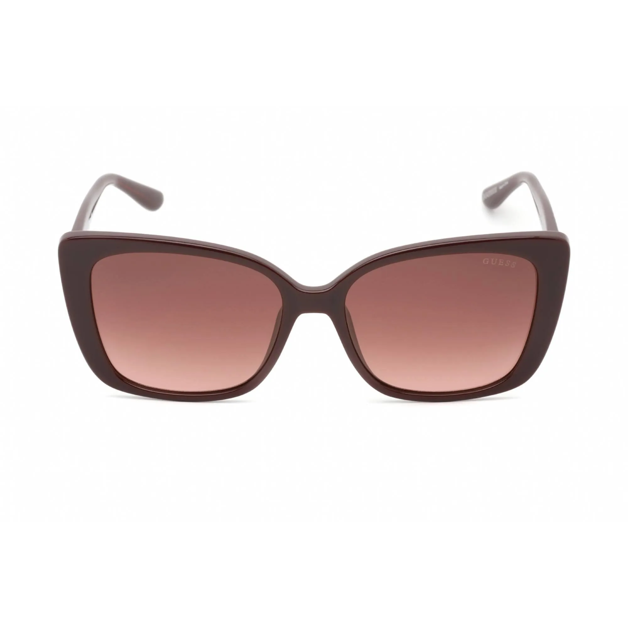 Guess Women's Sunglasses - Gradient Brown Lens Cat Eye Plastic Frame | GU7829 69F