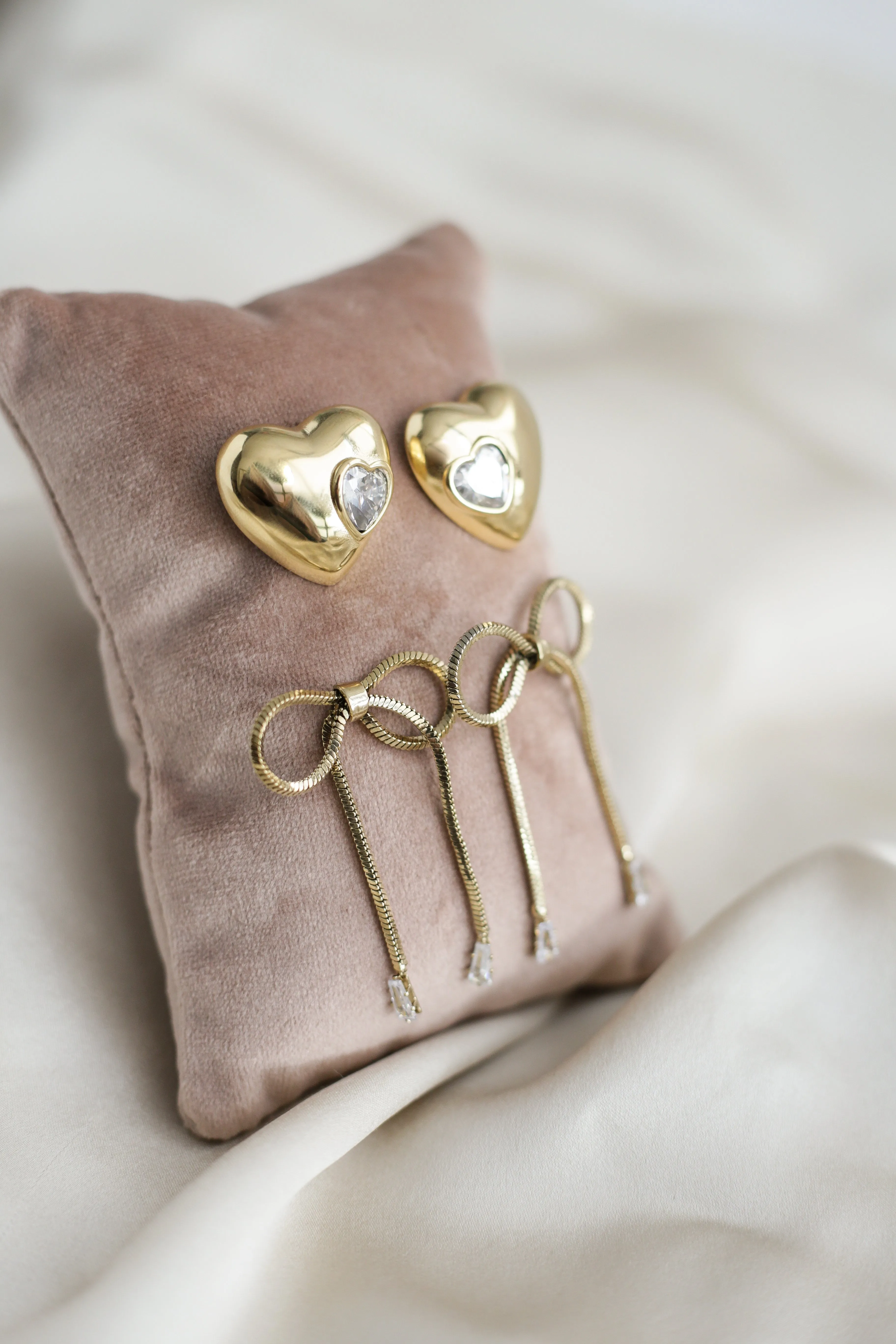 Heart Statement Earrings