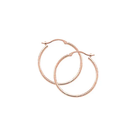 Hoop Earrings, 14Kt - 1.5 x 20MM