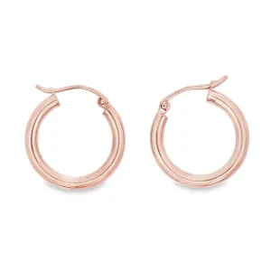 Hoop Earrings, 14Kt - 2.5 x 19MM