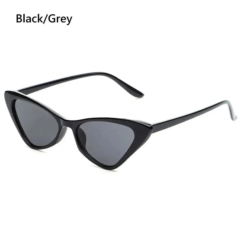 Hot Sale UV400 Sunglasses for Women Cat Eye Retro Sunglasses Trendy Vintage Small Frame Eyewear Fashion Streetwear Accessories