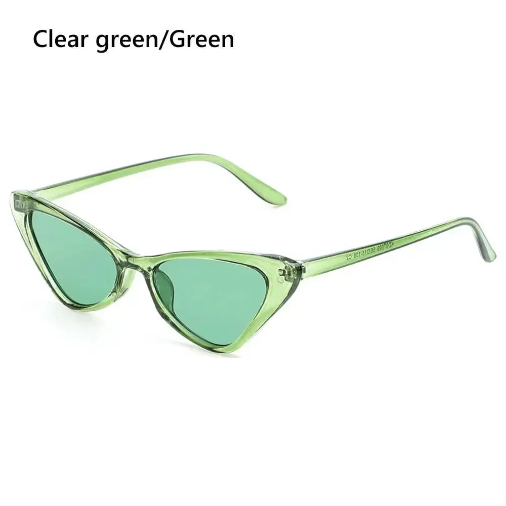 Hot Sale UV400 Sunglasses for Women Cat Eye Retro Sunglasses Trendy Vintage Small Frame Eyewear Fashion Streetwear Accessories