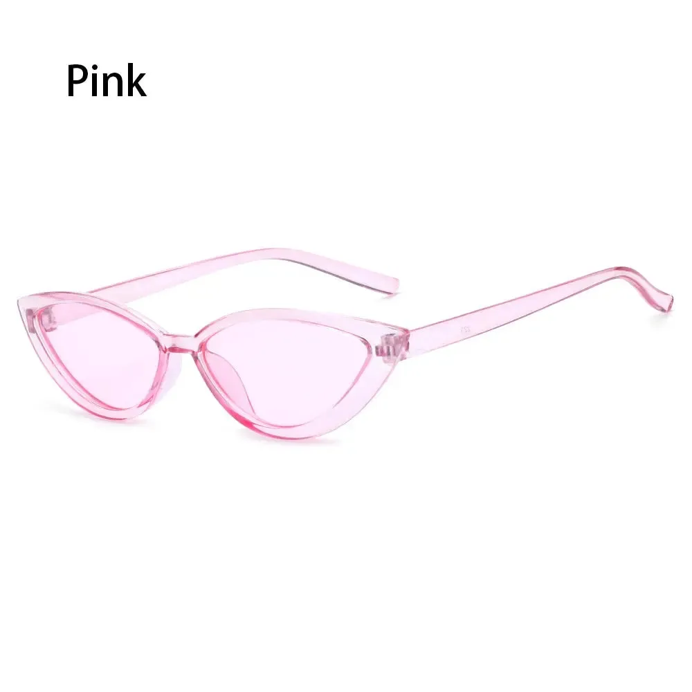 Hot Sale UV400 Sunglasses for Women Cat Eye Retro Sunglasses Trendy Vintage Small Frame Eyewear Fashion Streetwear Accessories