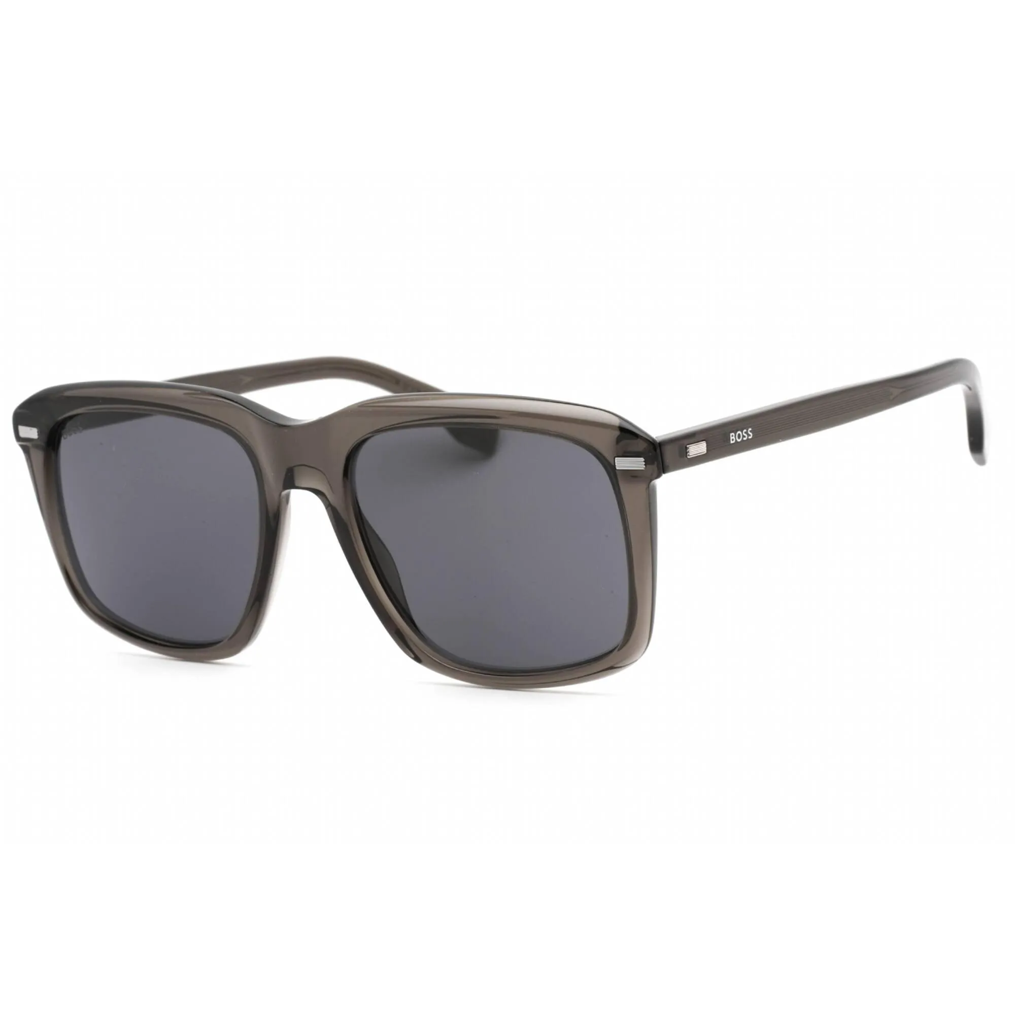 Hugo Boss Men's Sunglasses - Grey Lens Plastic Square Shape Frame | BOSS 1420/S 0KAC