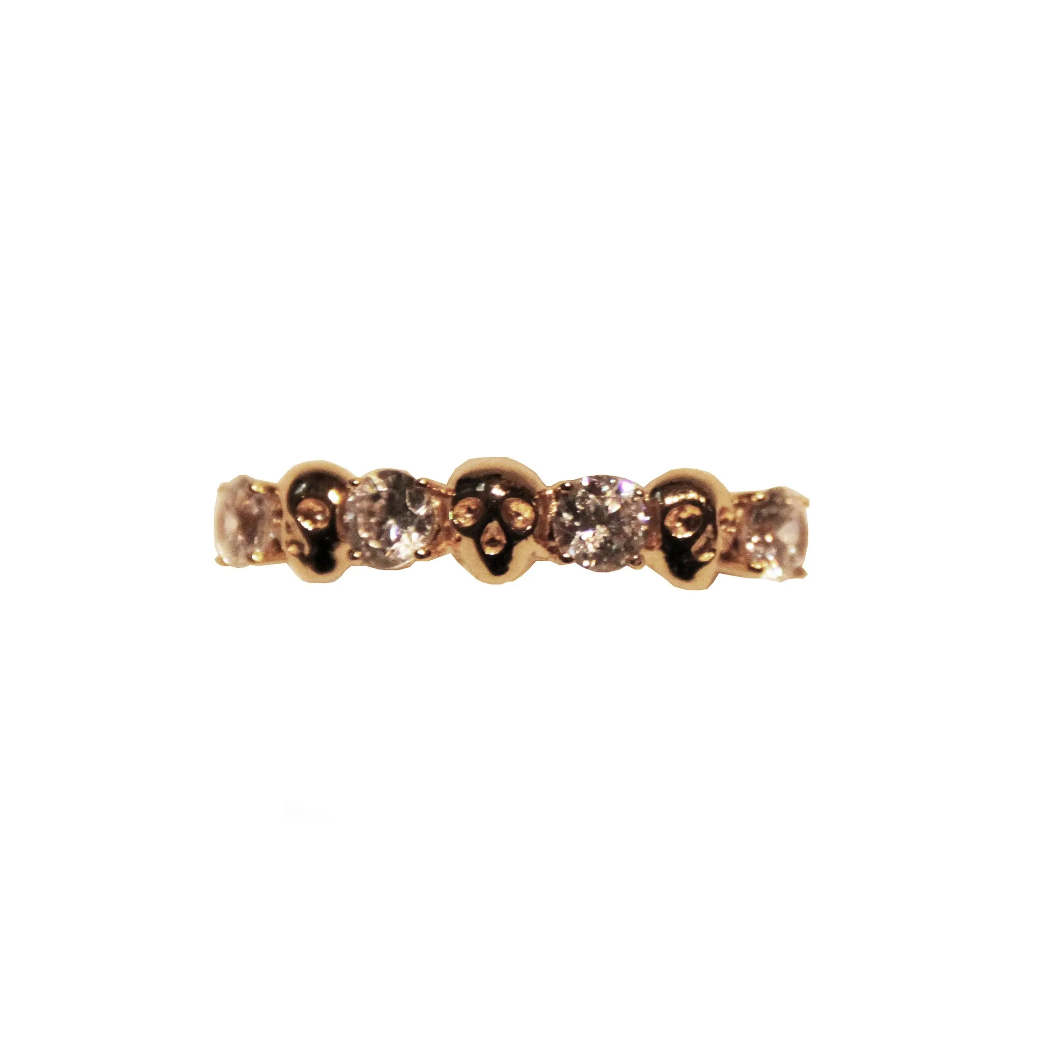 Memento Mori Stacking Ring - Gold