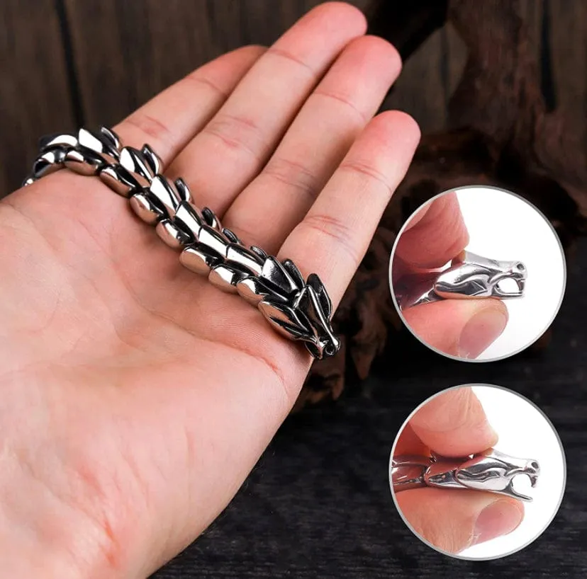 Muscle dragon Viking bracelet