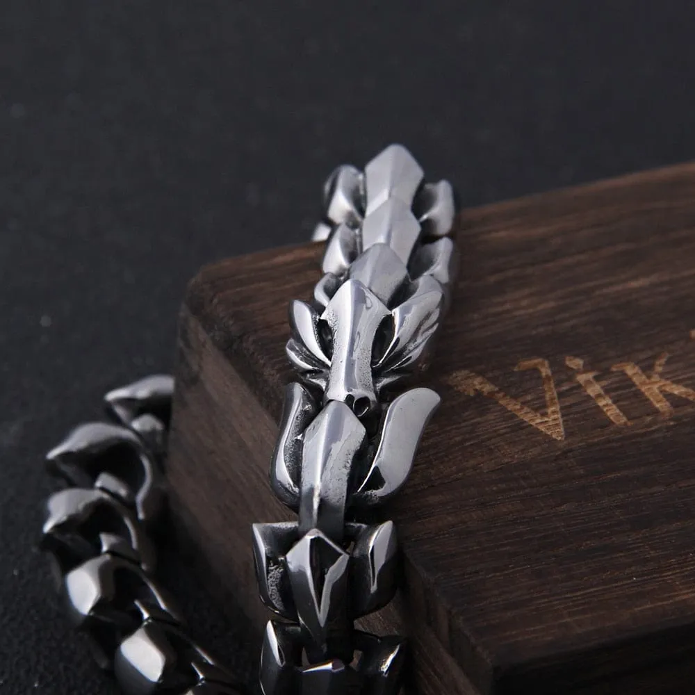 Muscle dragon Viking bracelet