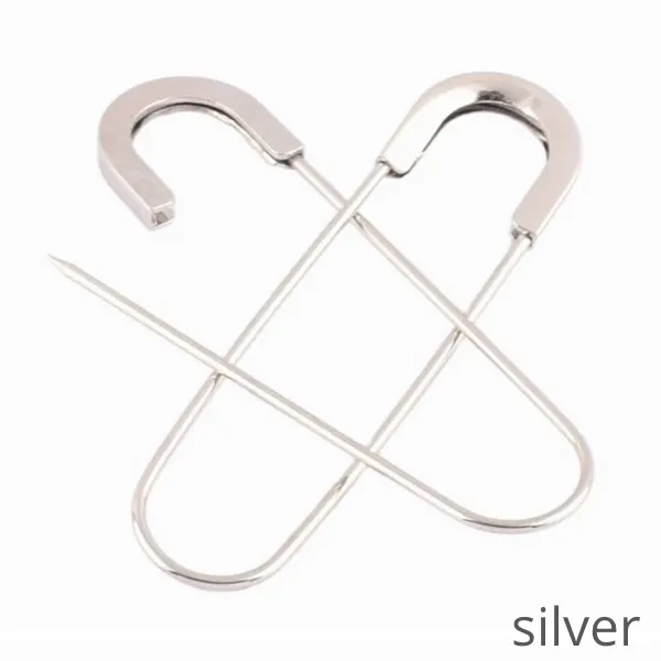 Oversized Safety Pin Brooch