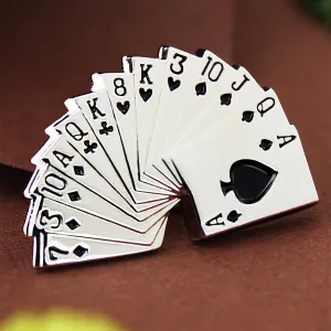 Peluche Game of Cards Lapel Pin