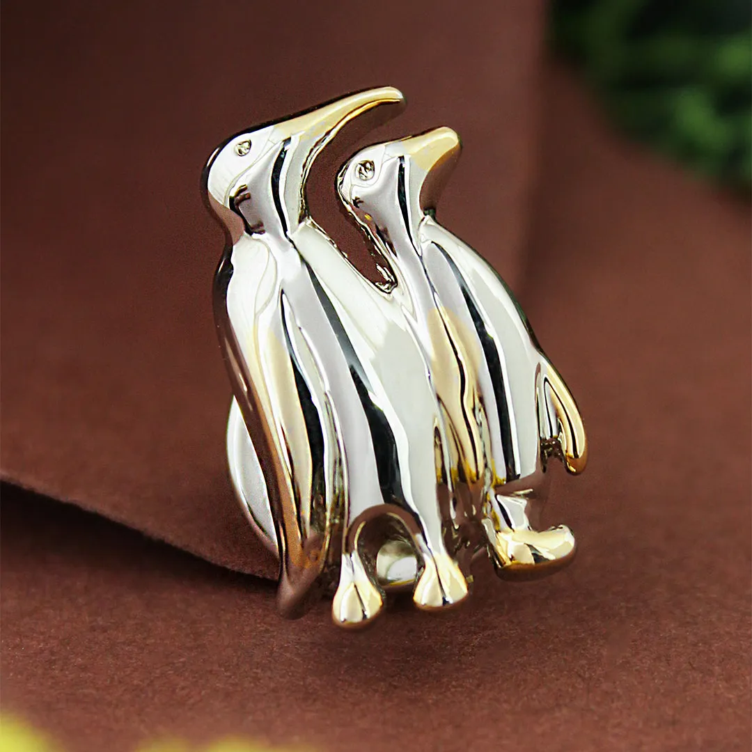 Peluche Penguin Styled Lapel Pin