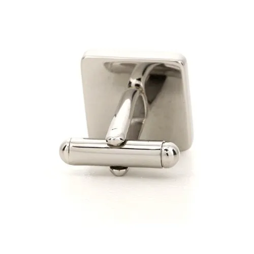 Personalised Engraved Square Silver Cufflinks