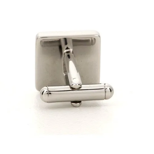 Personalised Engraved Square Silver Cufflinks