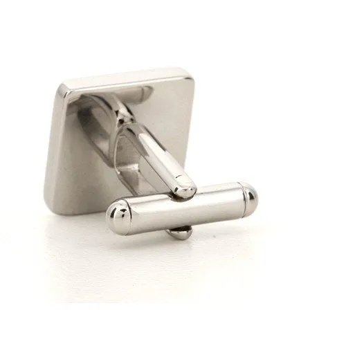 Personalised Engraved Square Silver Cufflinks