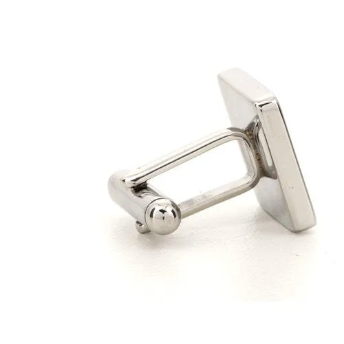 Personalised Engraved Square Silver Cufflinks