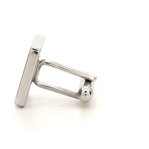 Personalised Engraved Square Silver Cufflinks