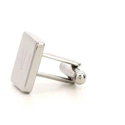 Personalised Engraved Square Silver Cufflinks