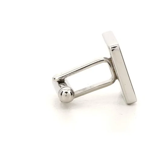 Personalised Engraved Square Silver Cufflinks