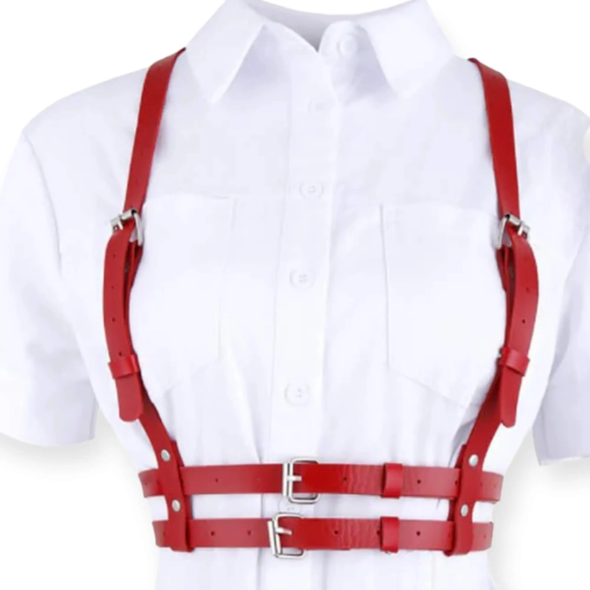 Rockin Red Body Harness Belt