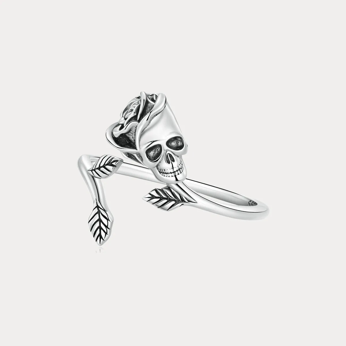 Skull Rose Ring