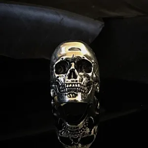 Steel Full Skull Ring